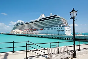 Bermuda Prints: Cruise terminal in the Royal Naval Dockyard, Bermuda, Central America