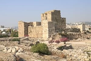Crusader Castle, Ancient ruins, Byblos, UNESCO World Heritage Site, Jbail