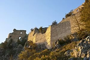Crusader castle, Buffavento, Turkish part of Cyprus, Cyprus, Europe