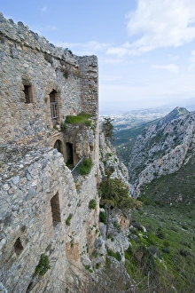 Images Dated 10th March 2008: Crusader castle of St. Hilarion, Turkish part of Cyprus, Cyprus, Europe