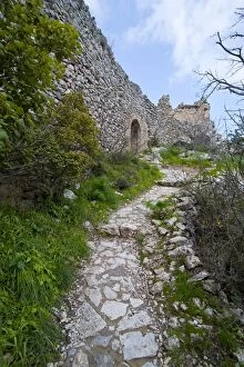 Images Dated 10th March 2008: Crusader castle of St. Hilarion, Turkish part of Cyprus, Europe