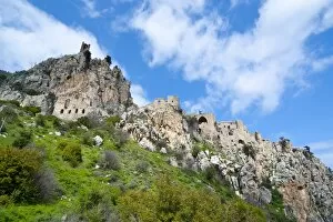 Images Dated 10th March 2008: Crusader castle of St. Hilarion, Turkish part of Cyprus, Cyprus, Europe