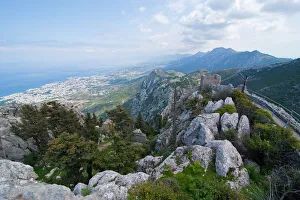 Images Dated 10th March 2008: Crusader castle of St. Hilarion, turkish part of Cyprus, Europe