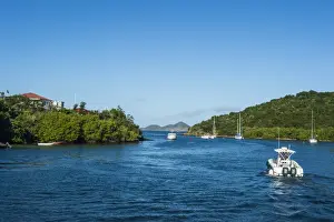 Cruz Bay Prints: Cruz Bay, capital of St. John, Virgin Islands national park