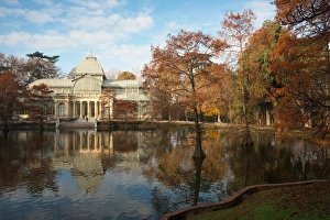 Crystal Palace Prints: Crystal Palace in the Buen Retiro Park, Madrid, Spain, Europe
