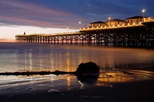 P Ier Collection: Crystal Pier on Pacific Beach, San Diego, California, United States of America