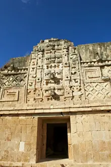 Yucatan State Prints: Cuadrangulo de las Monjas (Nuns Quadrangle) at Mayan archaeological site