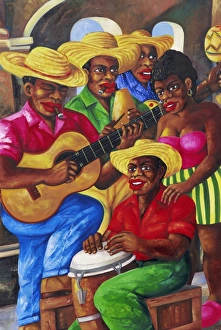 Images Dated 27th July 2008: Cuban paintings, Havana, Cuba, West Indies, Central America