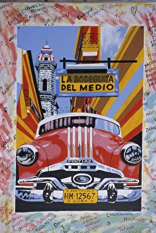Images Dated 27th July 2008: Cuban paintings, Havana, Cuba, West Indies, Central America