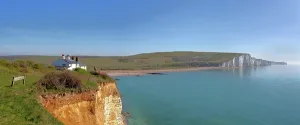 Azure Prints: Cuckmere Haven in the South Downs National Park