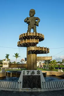 18th Century Gallery: Cuffy Monument of the revolution of 1763, Georgetown, Guyana, South America