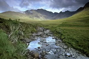 Images Dated 18th January 2000: The Cuillins range from Glen Brittle