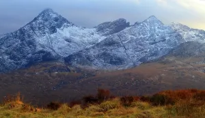 Cullin Prints: Cullin Hills in winter, Isle of Skye, Scotland, UK