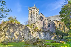 Culross Abbey, Royal Burgh of Culross, Fife, Scotland, United Kingdom, Europe