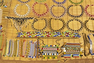 Jewellery Prints: Curios and Zulu bead necklaces