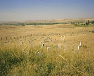 Gravestone Prints: Custers Last Stand battlefield