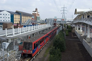 Images Dated 6th April 2009: Custom House Station, Docklands Light Railway, for Excel Exhibition Centre