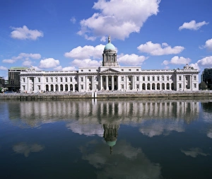 River Liffey Prints: Customs House and River Liffey