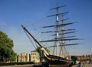 Ship Collection: The Cutty Sark, an old Tea Clipper, Greenwich, London, England, UK