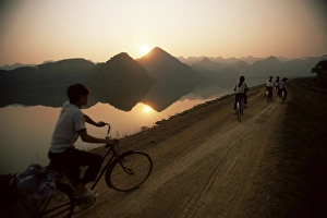 Adolescent Prints: Cyclists, Cuc Phuong region