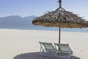 Absence Prints: Da Nang Beach, Vietnma, Indochina, Southeast Asia, Asia
