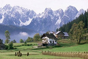 Chalet Prints: Dachstein Mountains, Austria, Europe
