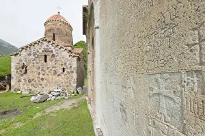 9th Century Prints: Dadivank Monastery, independent Armenian enclave officially within Azerbaijan