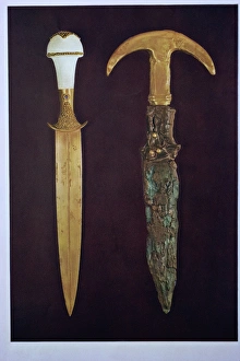 Artefacts Prints: Daggers excavated at Ur, Iraq, Middle East