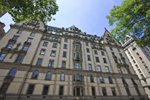 Central Park West Prints: The Dakota Building, where John Lennon lived at the time leading up to his death
