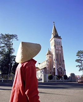 Head Piece Prints: Dalat Christian cathedral