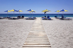 Damnoni Beach, near Plakias, South Crete, Crete, Greek Islands, Greece, Europe