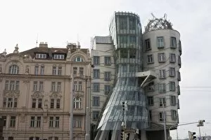 Dancing House (Fred and Ginger building), Prague, Czech Republic, Europe
