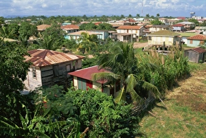 Belize Prints: Dangriga, capital of the Garifuna community, Stann Creek, Belize, Central America