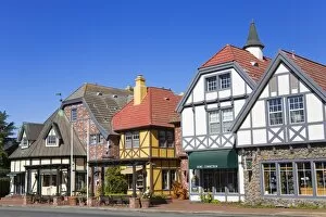 Images Dated 15th July 2009: Danish architecture on Alisal Road, Solvang, Santa Barbara County, Central California