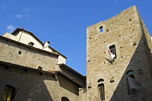Literature Prints: Dante Alighieris house, Florence, Tuscany, Italy, Europe