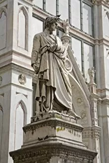 Poet Collection: Dantes statue