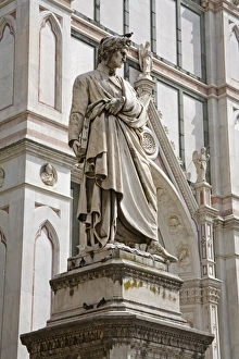 Poetry Prints: Dantes statue