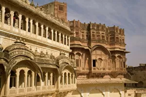Images Dated 27th November 2009: Daulat Khana, Meherangarh Fort, Jodhpur, Rajasthan, India, Asia