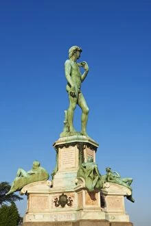 Images Dated 11th May 2009: David of Michelangelo on the Piazzale Michelangelo, Florence, Tuscany, Italy, Europe