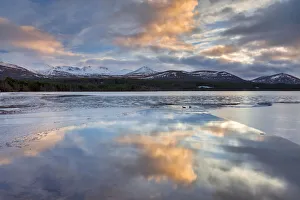 Scottish Culture Prints: Dawn breaking over Loch Morlich, Glenmore, Scotland August 2016