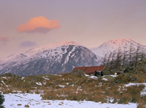 Glenelg Prints: Dawn light on the mountains of Skye from Galltair on the mainland