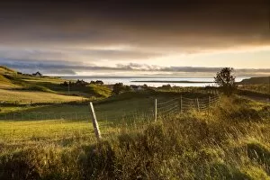 Images Dated 14th September 2009: Dawn view near Staffin, Isle of Skye, Highland, Scotland, United Kingdom, Europe