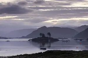 Dawn view of Plockton and Loch Carron near the Kyle of Lochalsh in the Scottish Highlands