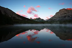 Rocky Mountains Prints: Dawn at Wedge Pond, Kananaskis Country, Alberta, Rocky Mountains, Canada, North America
