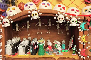 Abundance Prints: Day of the Dead Folk Art, Oaxaca City, Oaxaca, Mexico, North America