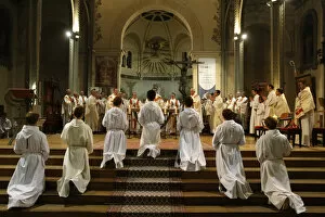 Celebration Gallery: Deacon ordinations in Notre Dame du Travail Church, Paris, France, Europe