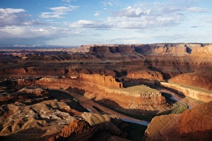 Strata Prints: Dead Horse Point Overlook at dawn, Utah, United States of America, North America