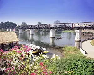 The Death Railway bridge on the River Kwai (Saphan Mae Nam Khwae Yai)