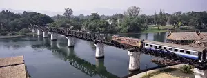 The Death Railway bridge on the River Kwai (Saphan Mae Nam Khwae Yai)