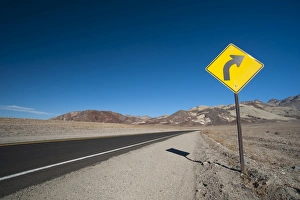 Arrow Sign Prints: Death Valley National Park, California, United States of America, North America
